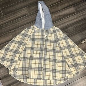 New Hem & Thread Flannel Poncho